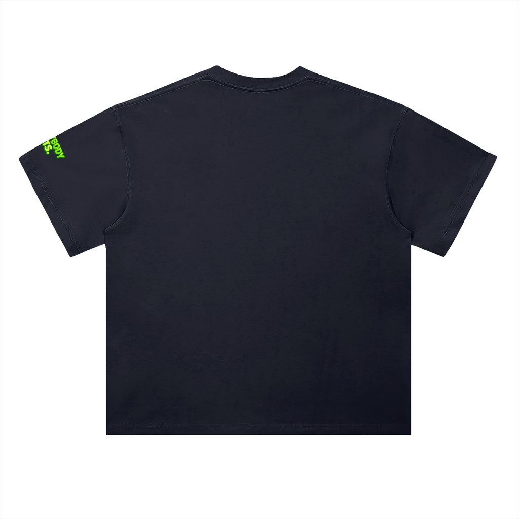EVERYBODY EATS: LIME - Heavyweight Drop Shoulder Cotton T-Shirt