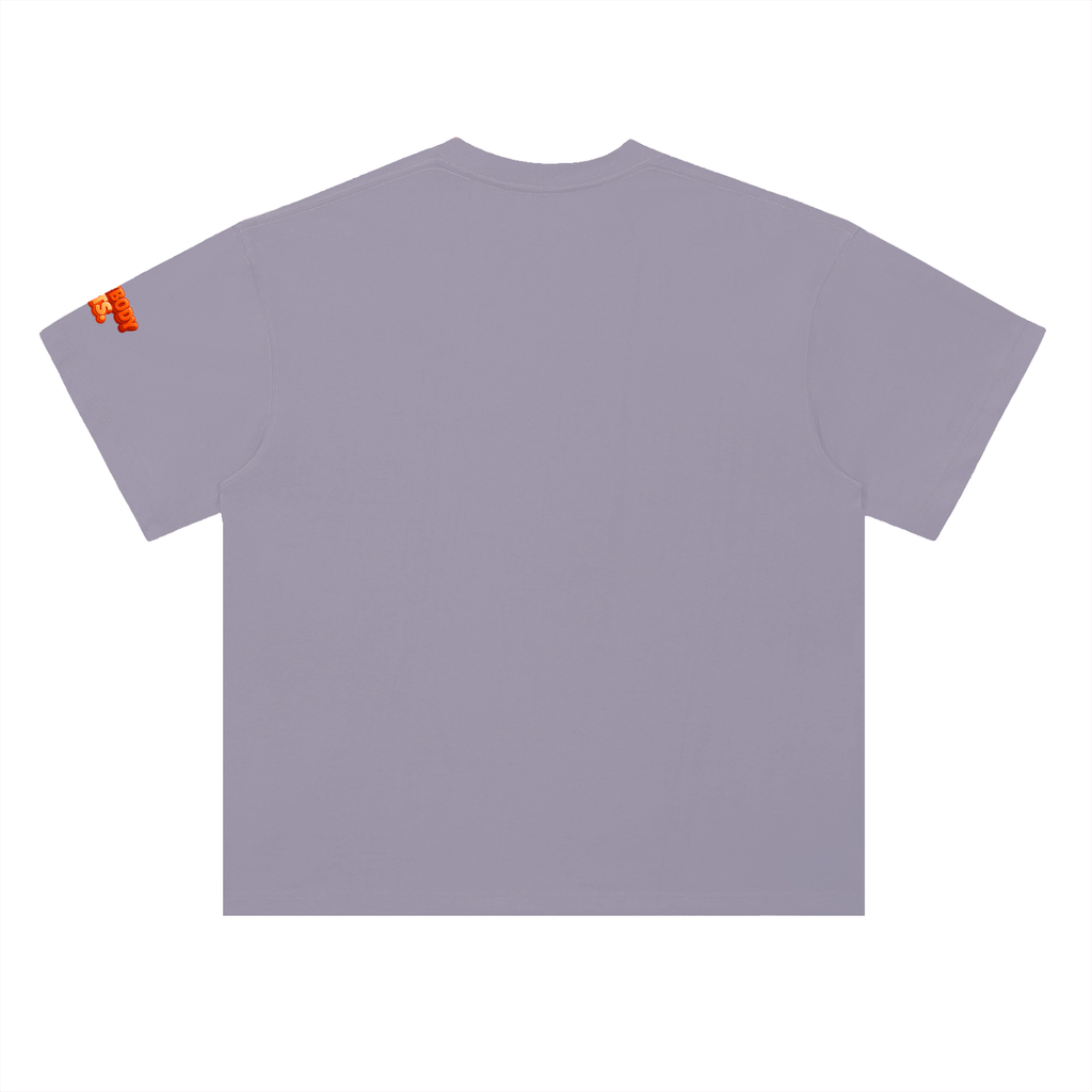 EVERYBODY EATS: ORANGE JUBILEE - Heavyweight Drop Shoulder Cotton T-Shirt