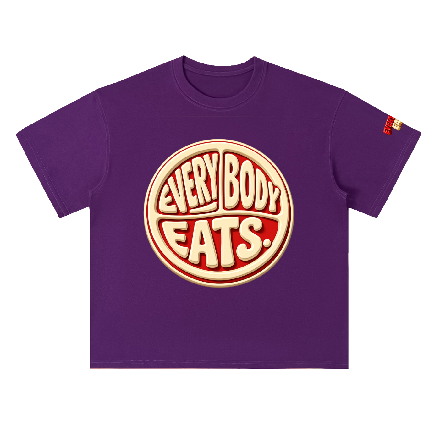EVERYBODY EATS: CHERRY VANILLA COKE - Heavyweight Drop Shoulder Cotton T-Shirt