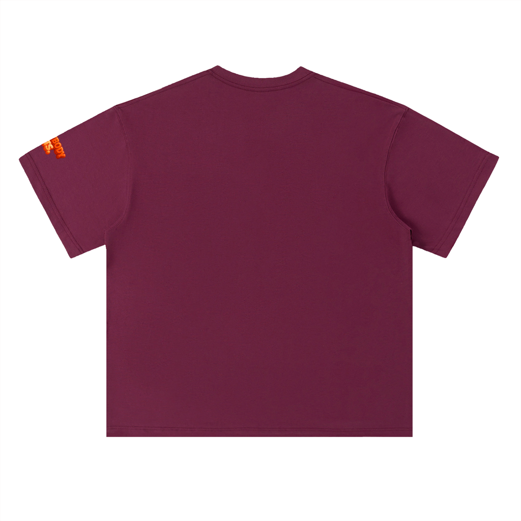 EVERYBODY EATS: MANDARIN - Heavyweight Drop Shoulder Cotton T-Shirt