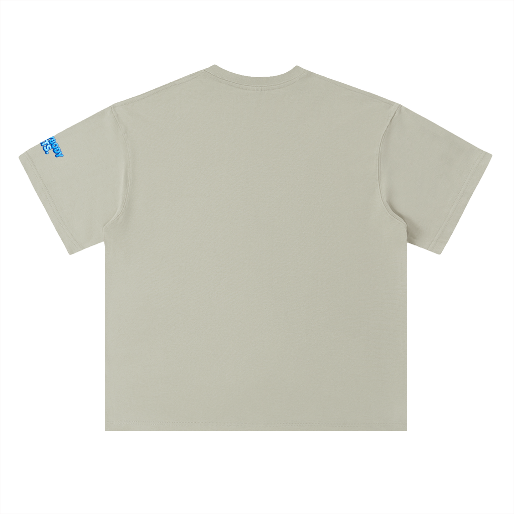 EVERYBODY EATS: SHAVED ICE - Heavyweight Drop Shoulder Cotton T-Shirt