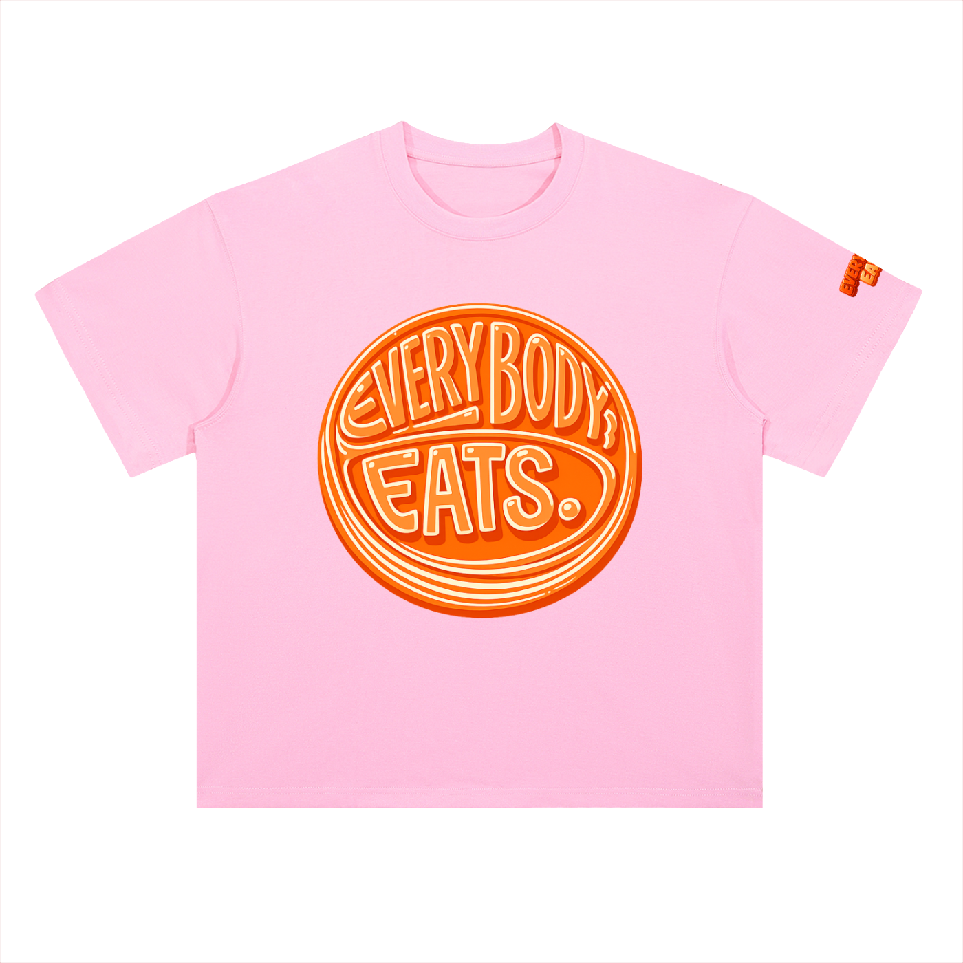 EVERYBODY EATS: MANDARIN - Heavyweight Drop Shoulder Cotton T-Shirt