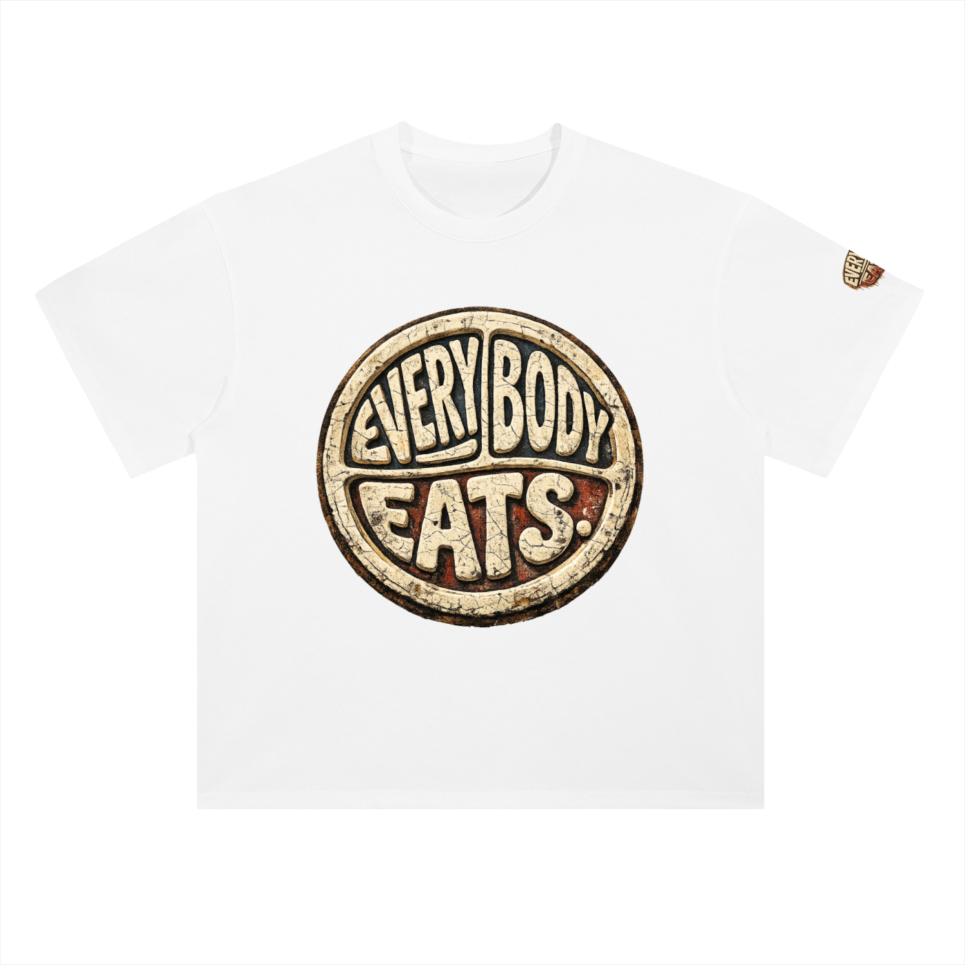 EVERYBODY EATS: DIRT - Heavyweight Drop Shoulder Cotton T-Shirt