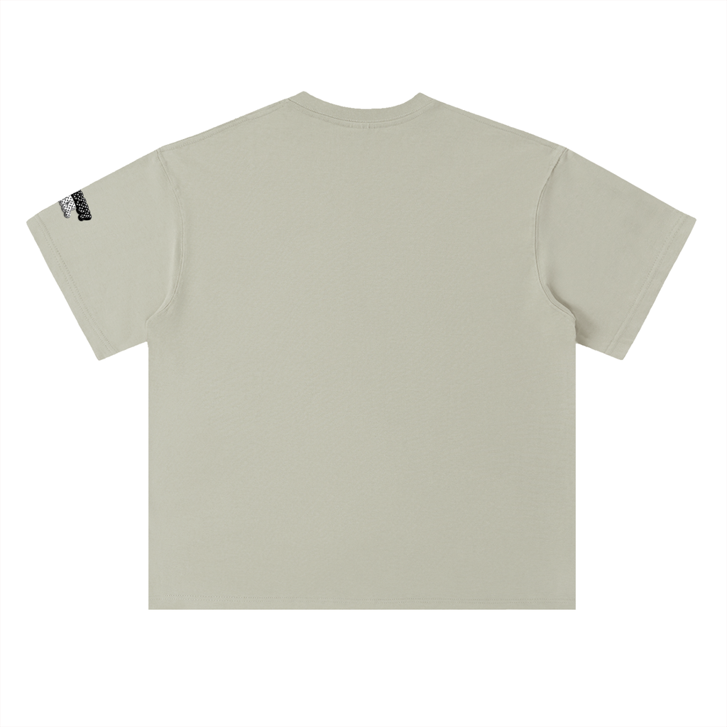 EVERYBODY EATS: POLKA DOTS - Heavyweight Drop Shoulder Cotton T-Shirt