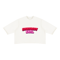 EVERYBODY EATS: STRAWBERRY JAM - Unisex Mineral Wash Raw Hem Boxy T-Shirt