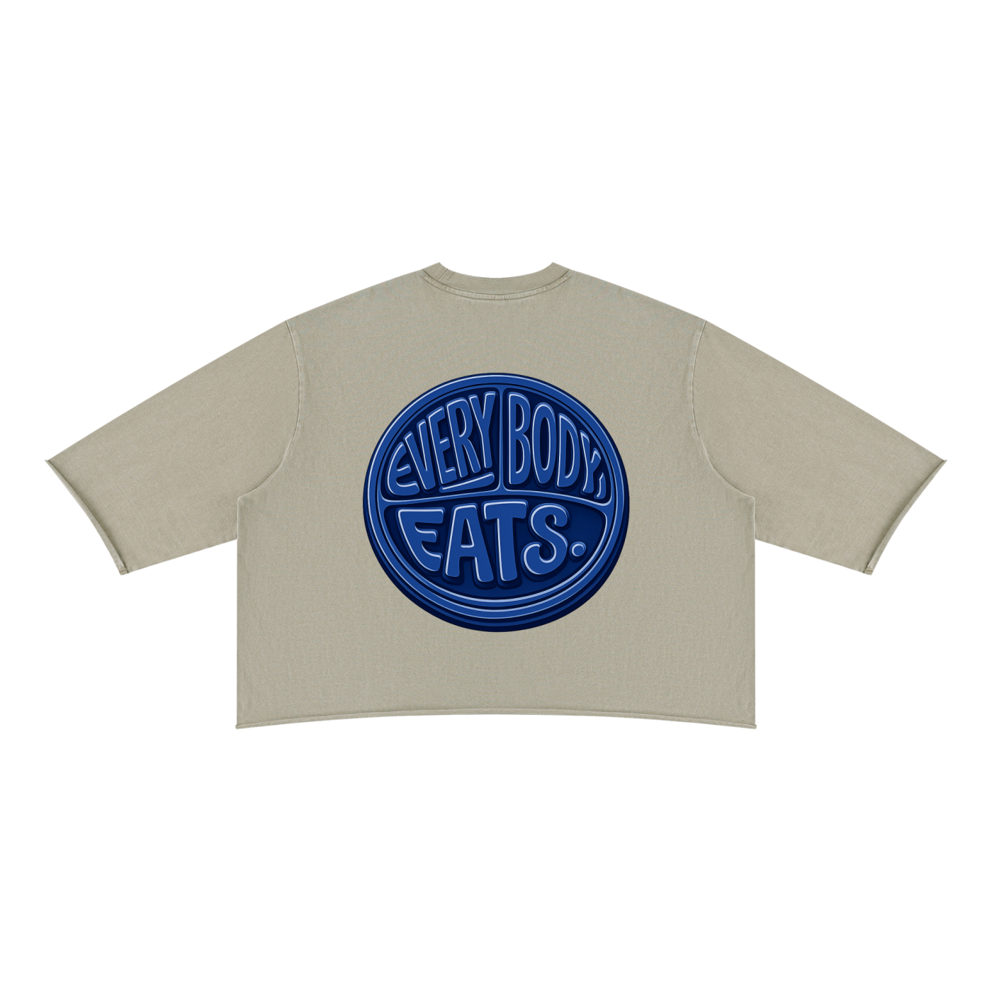 EVERYBODY EATS: BOISENBERRIES - Unisex Mineral Wash Raw Hem Boxy T-Shirt