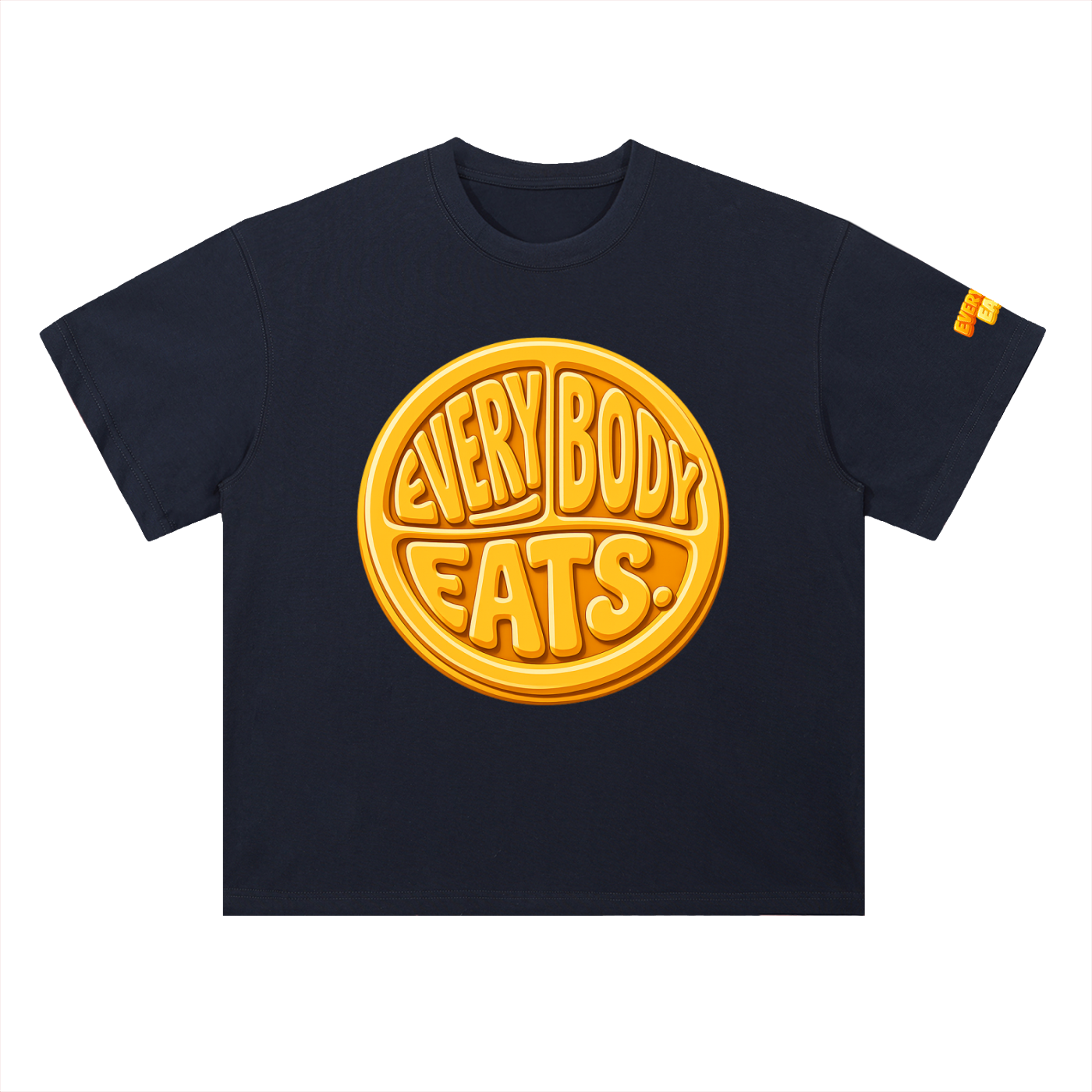 EVERYBODY EATS: MAC N CHEESE - Heavyweight Drop Shoulder Cotton T-Shirt