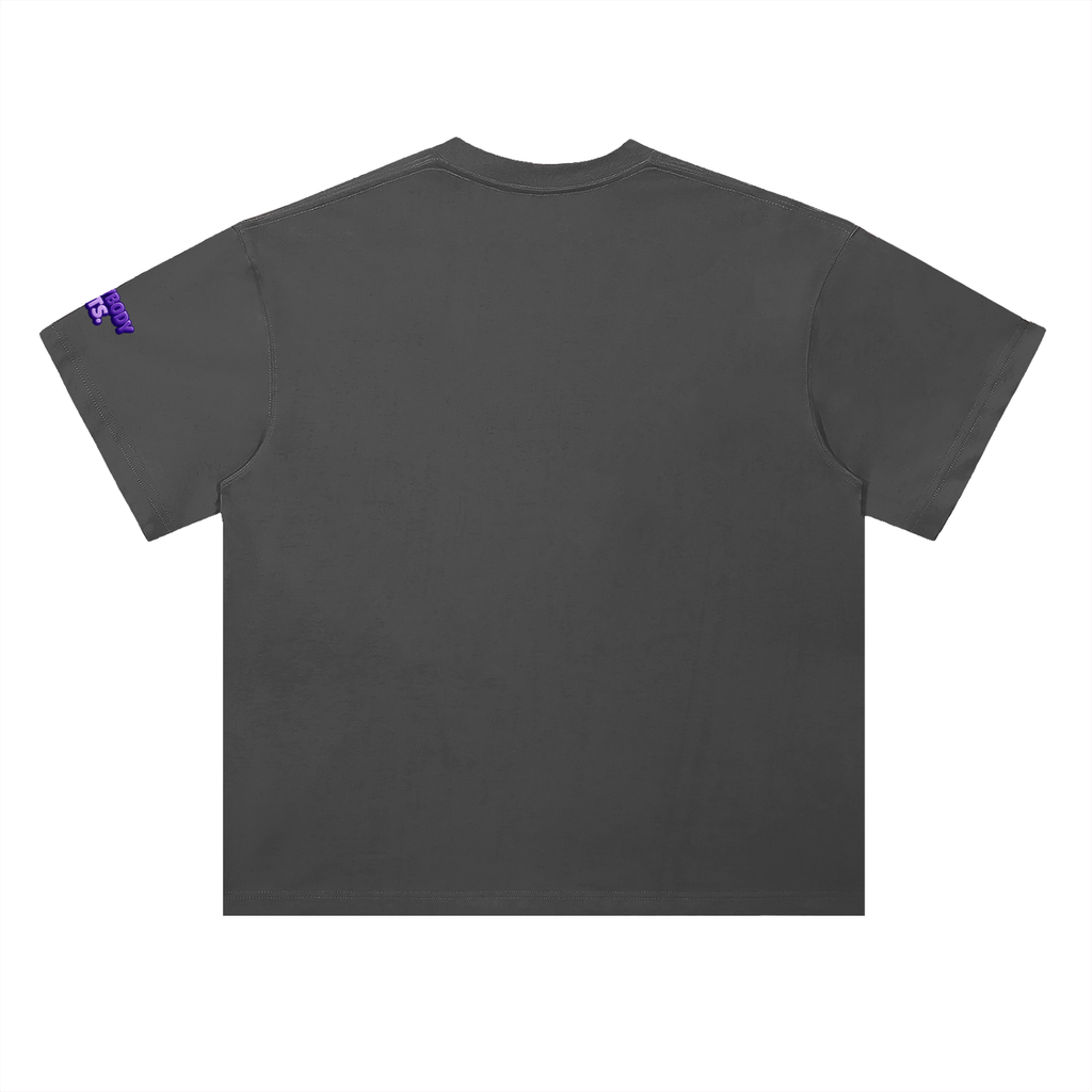 EVERYBODY EATS: BUTTERFLY PEAS - Heavyweight Drop Shoulder Cotton T-Shirt