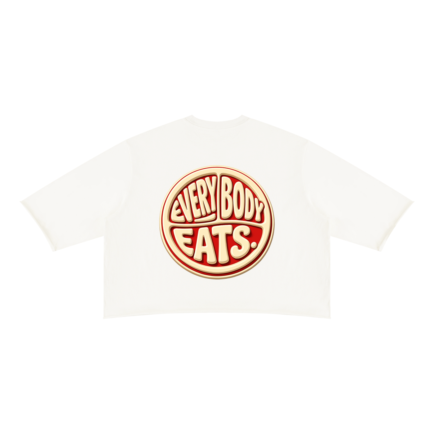EVERYBODY EATS: CHERRY VANILLA COKE - Unisex Mineral Wash Raw Hem Boxy T-Shirt
