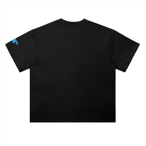 EVERYBODY EATS: BLUE SKY - Heavyweight Drop Shoulder Cotton T-Shirt