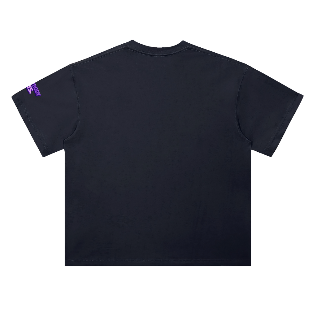 EVERYBODY EATS: GRAPES - Heavyweight Drop Shoulder Cotton T-Shirt