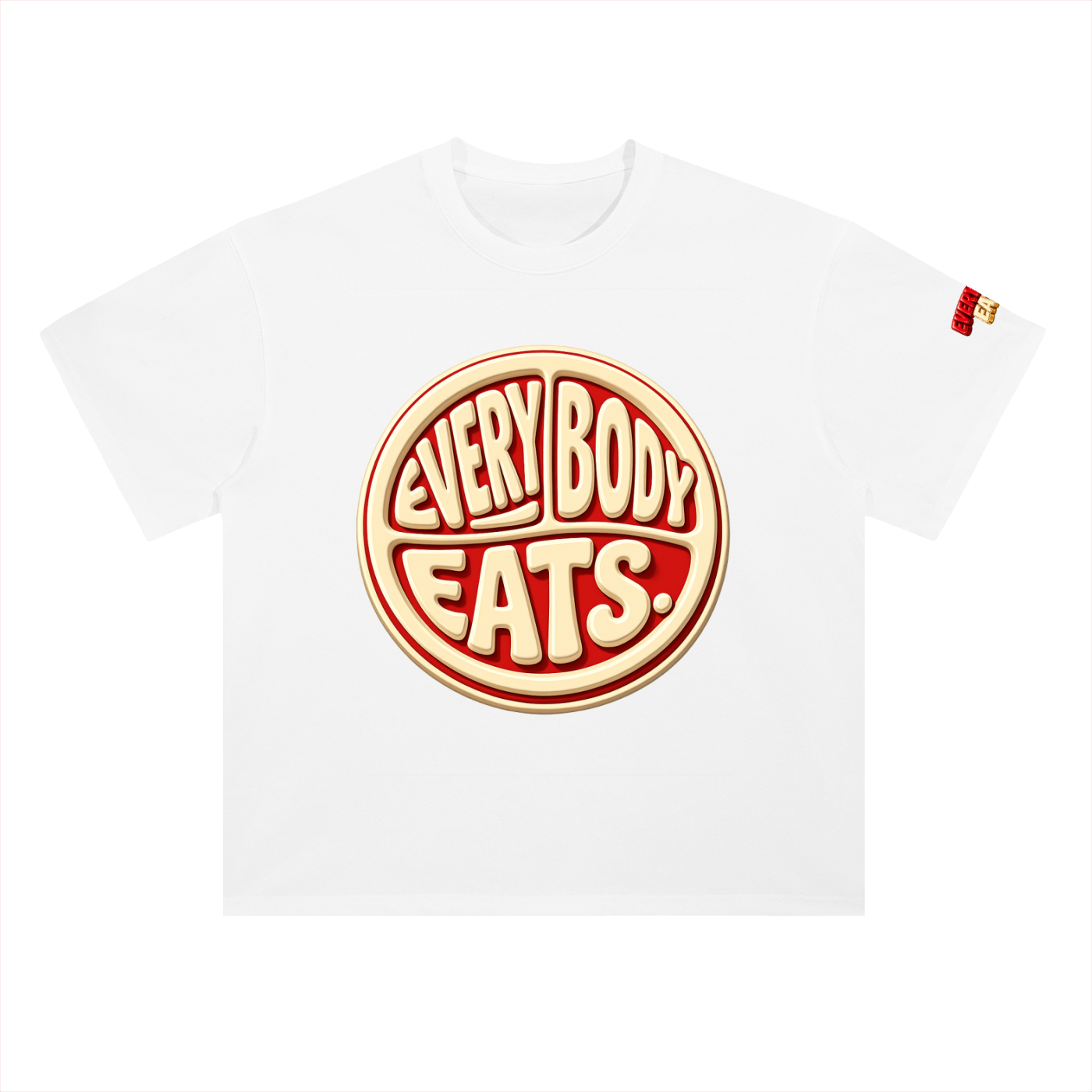 EVERYBODY EATS: CHERRY VANILLA COKE - Heavyweight Drop Shoulder Cotton T-Shirt