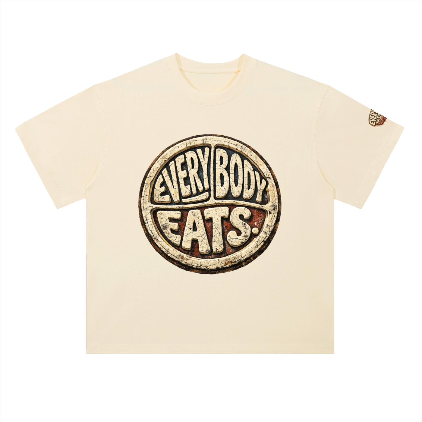 EVERYBODY EATS: DIRT - Heavyweight Drop Shoulder Cotton T-Shirt