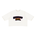 EVERYBODY EATS: LED - Unisex Mineral Wash Raw Hem Boxy T-Shirt
