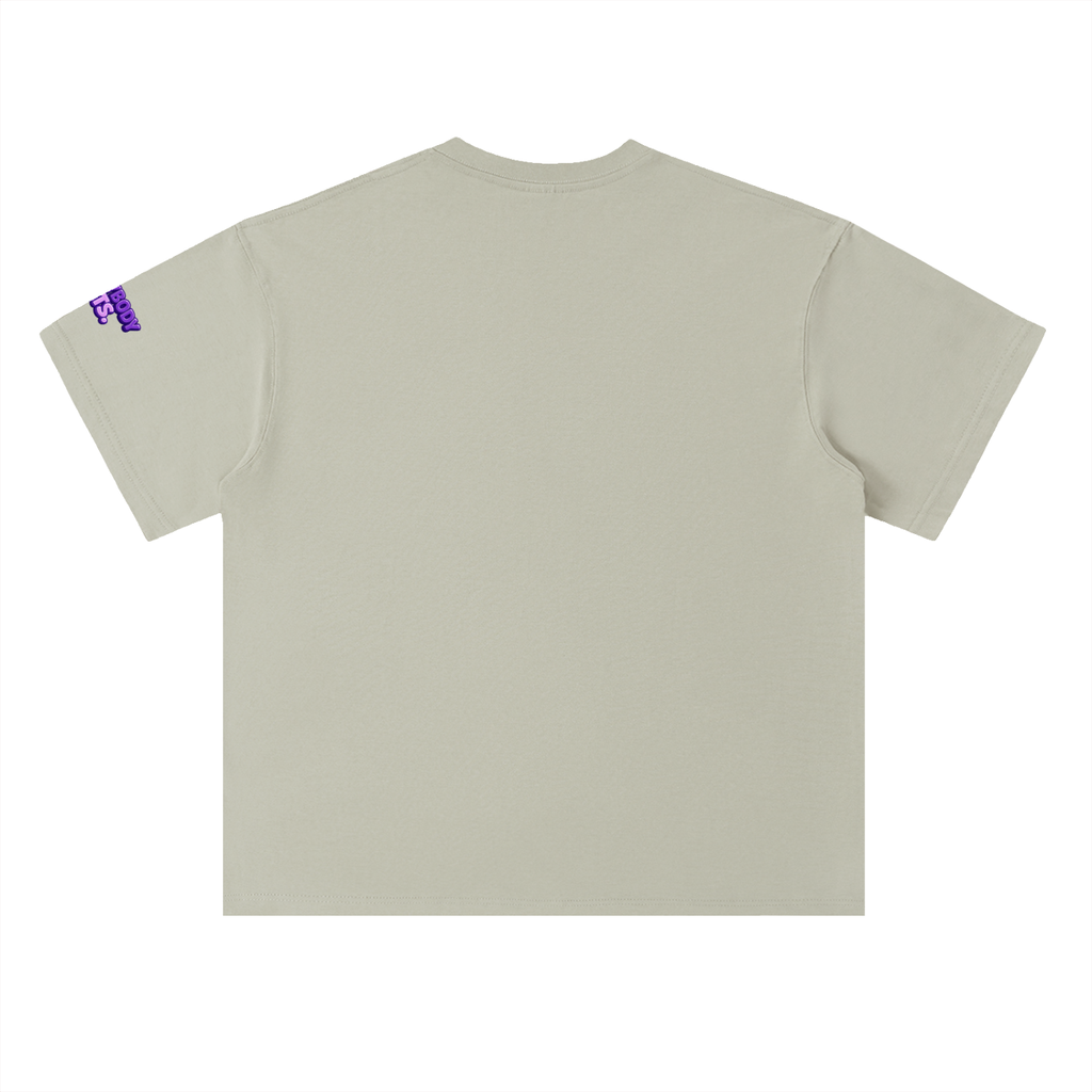 EVERYBODY EATS: GRAPES - Heavyweight Drop Shoulder Cotton T-Shirt