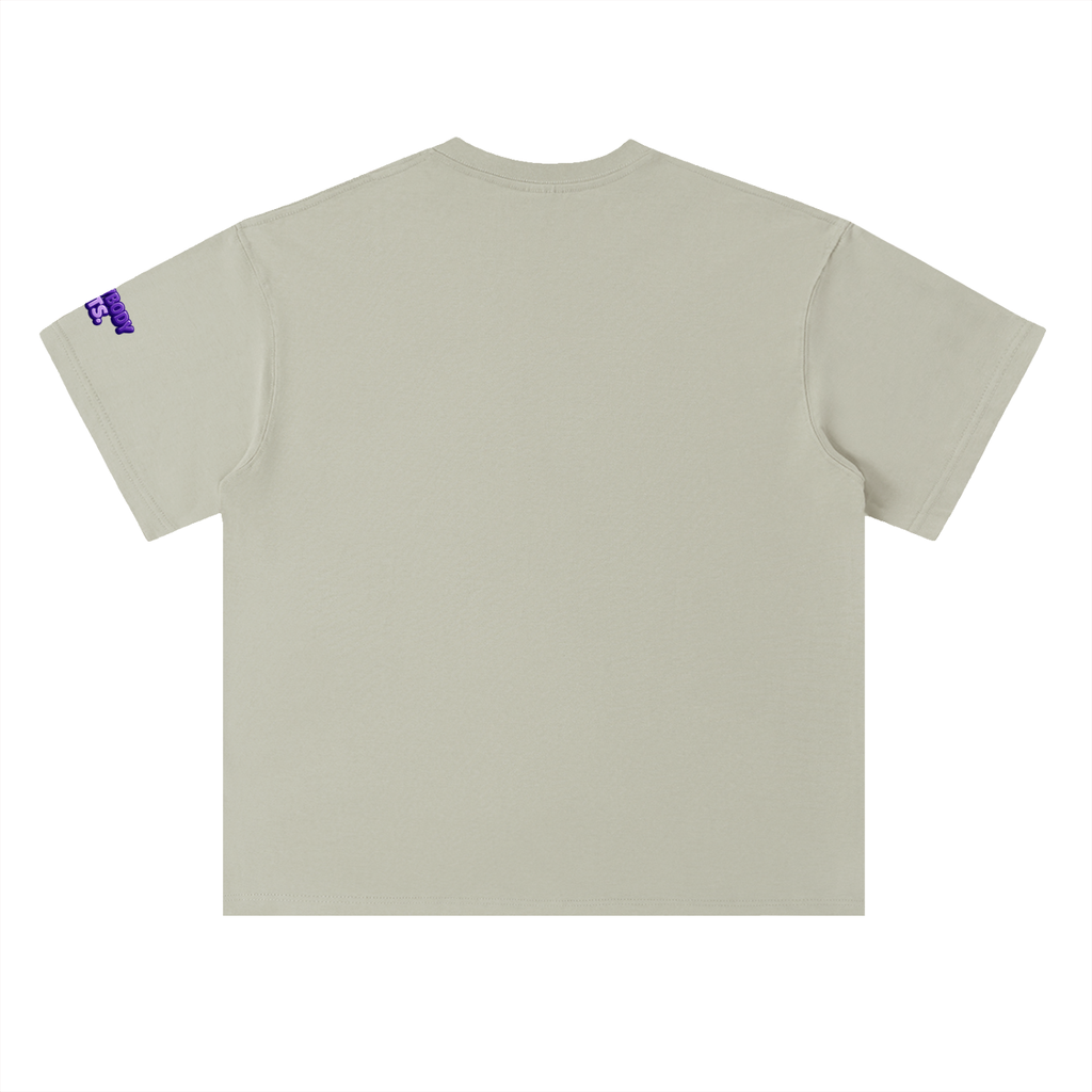 EVERYBODY EATS: BUTTERFLY PEAS - Heavyweight Drop Shoulder Cotton T-Shirt