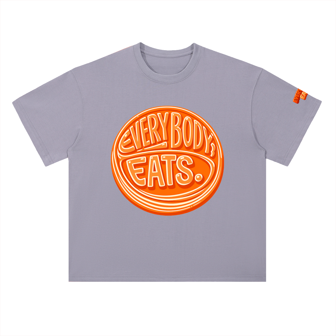 EVERYBODY EATS: MANDARIN - Heavyweight Drop Shoulder Cotton T-Shirt
