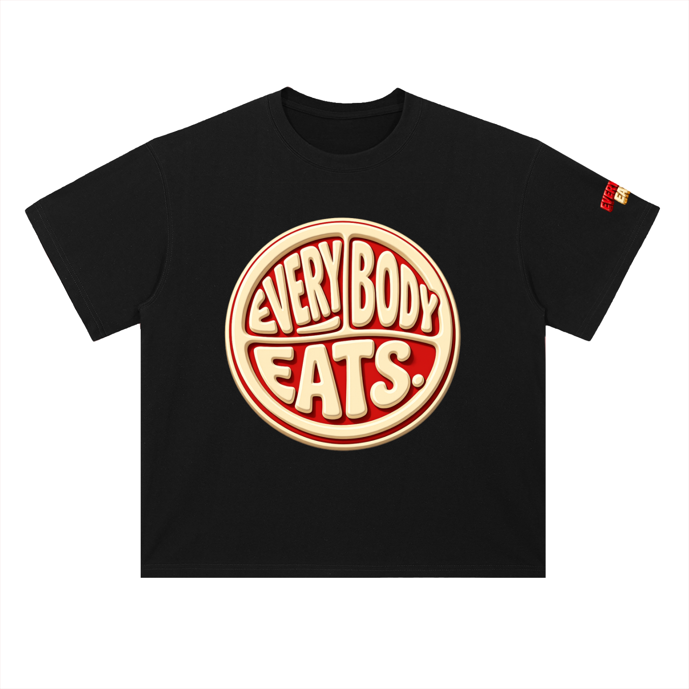EVERYBODY EATS: CHERRY VANILLA COKE - Heavyweight Drop Shoulder Cotton T-Shirt