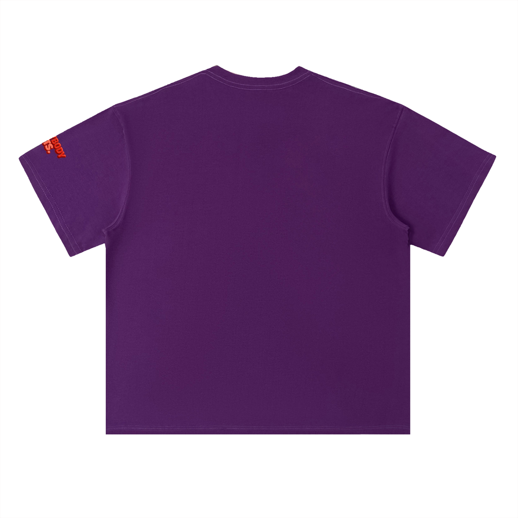 EVERYBODY EATS: WILD CHERRY - Heavyweight Drop Shoulder Cotton T-Shirt