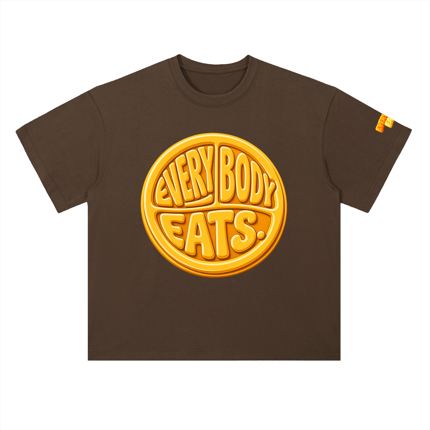 EVERYBODY EATS: MAC N CHEESE - Heavyweight Drop Shoulder Cotton T-Shirt