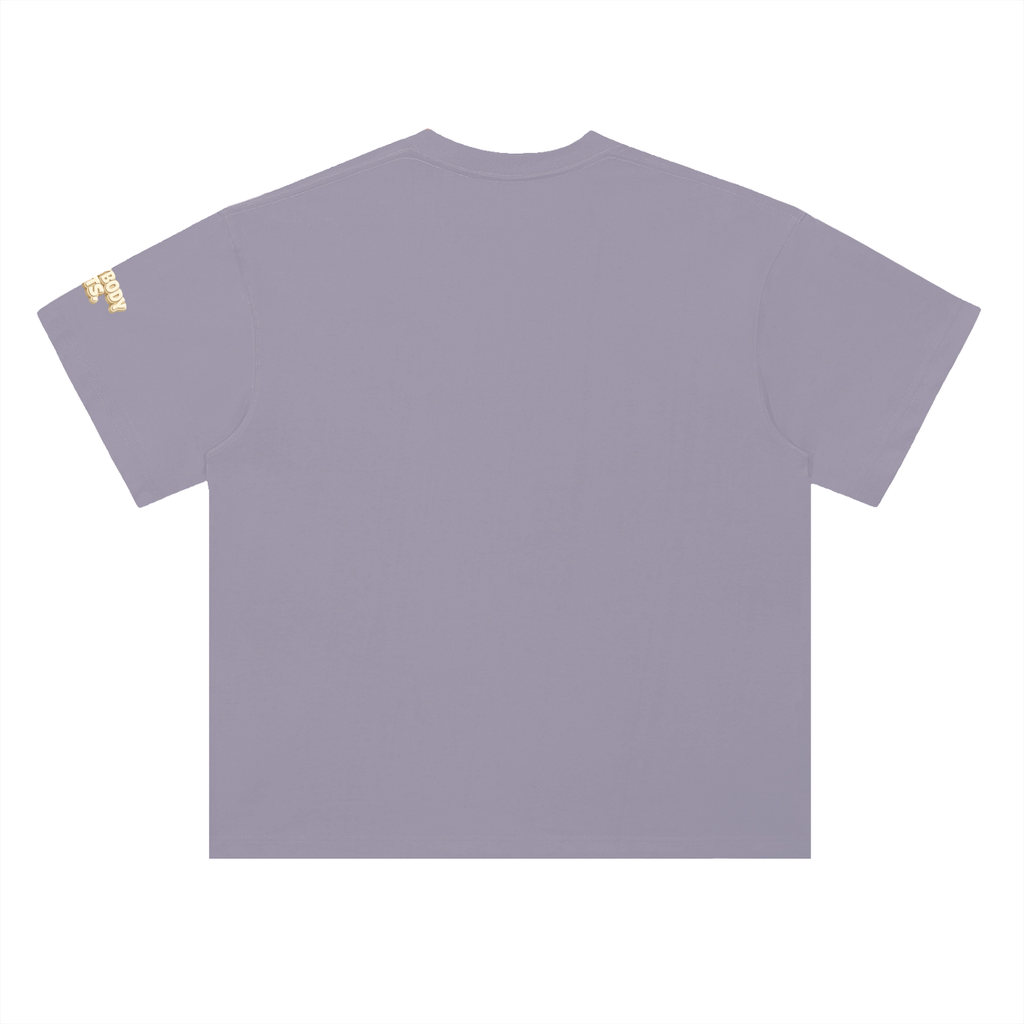 EVERYBODY EATS: VANILLA CREAM - Heavyweight Drop Shoulder Cotton T-Shirt
