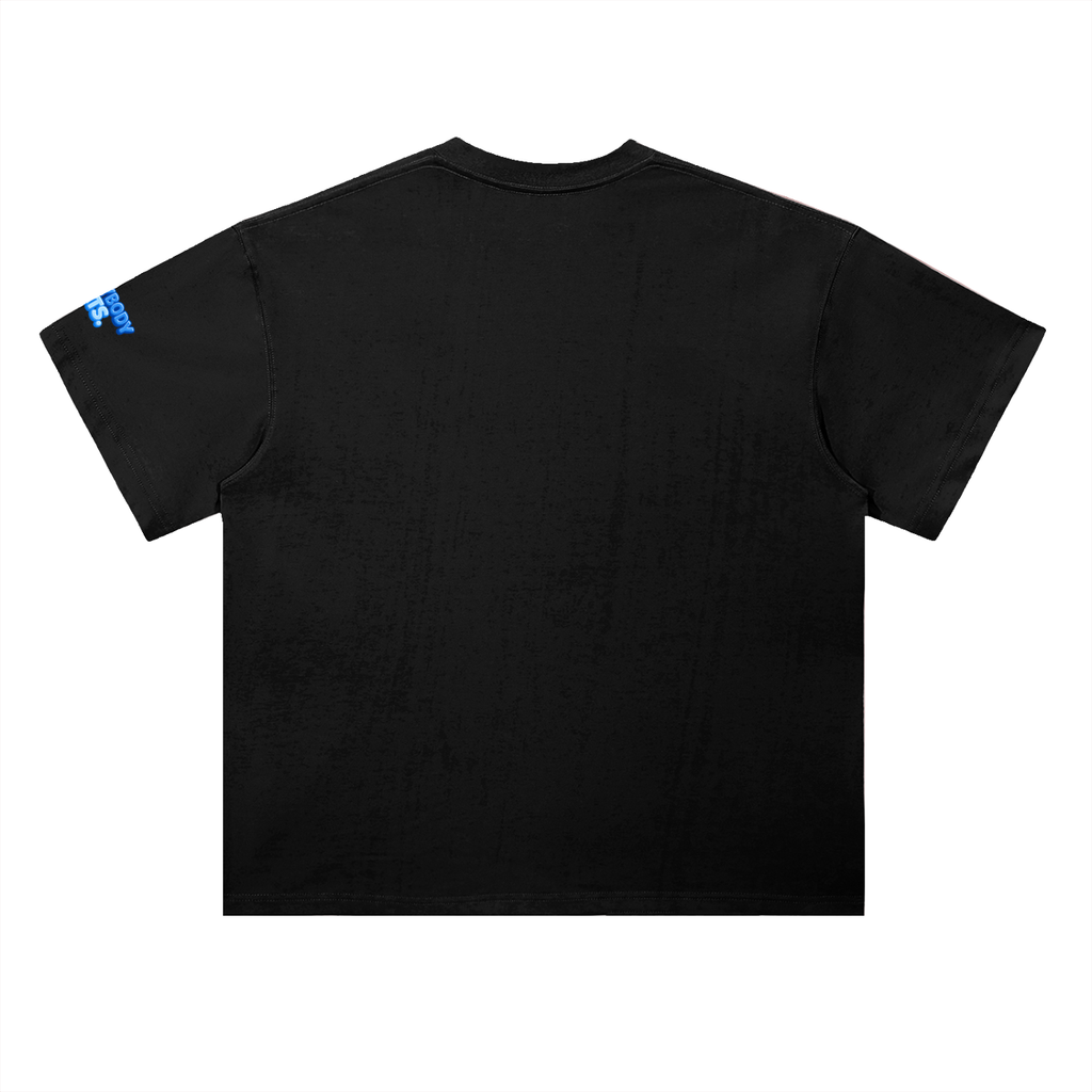 EVERYBODY EATS: BLUEBERRIES - Heavyweight Drop Shoulder Cotton T-Shirt