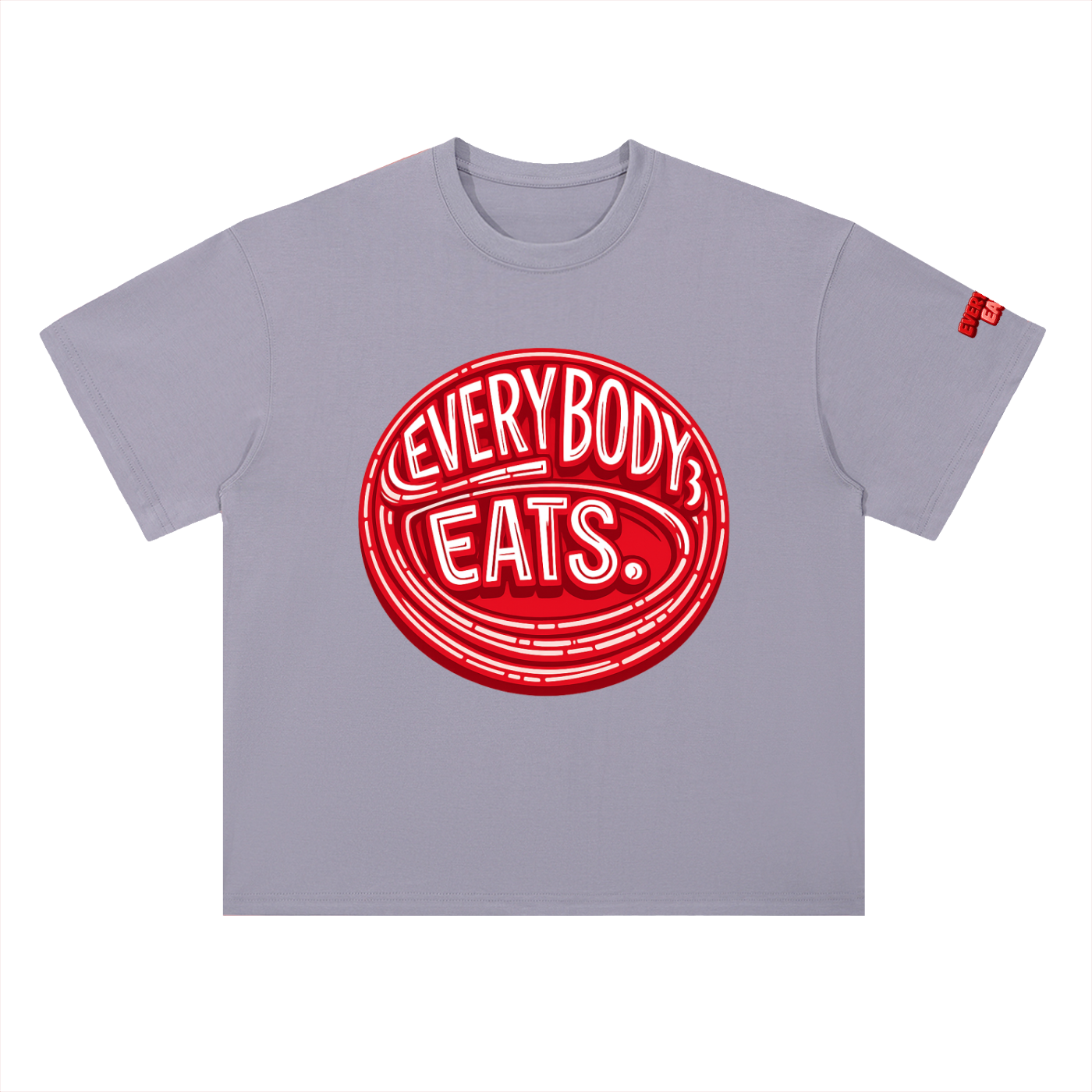 EVERYBODY EATS: MARACHINO - Heavyweight Drop Shoulder Cotton T-Shirt