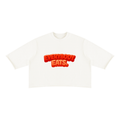 EVERYBODY EATS: AT SUNDOWN - Unisex Mineral Wash Raw Hem Boxy T-Shirt