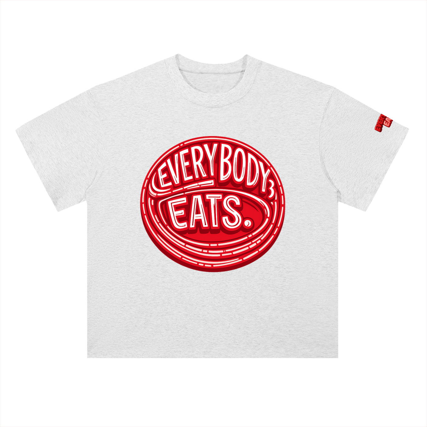 EVERYBODY EATS: MARACHINO - Heavyweight Drop Shoulder Cotton T-Shirt