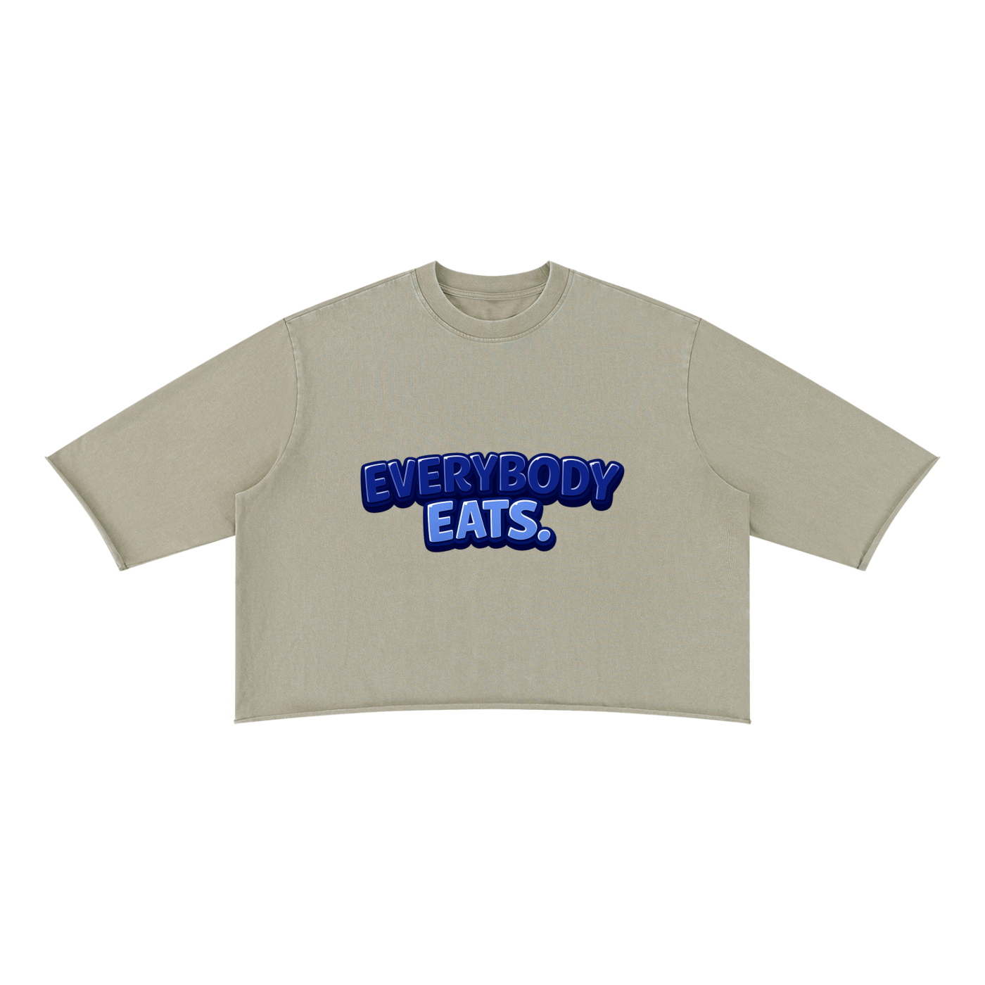 EVERYBODY EATS: BOISENBERRIES - Unisex Mineral Wash Raw Hem Boxy T-Shirt