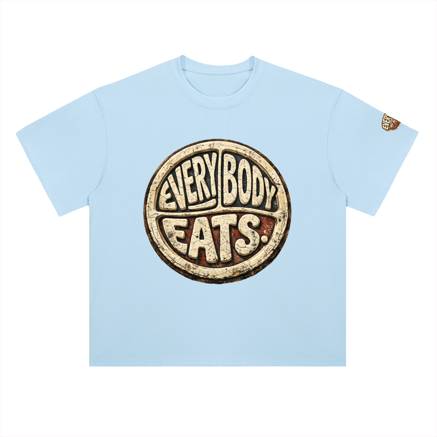 EVERYBODY EATS: DIRT - Heavyweight Drop Shoulder Cotton T-Shirt