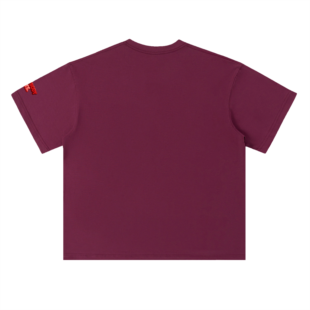 EVERYBODY EATS: MARACHINO - Heavyweight Drop Shoulder Cotton T-Shirt