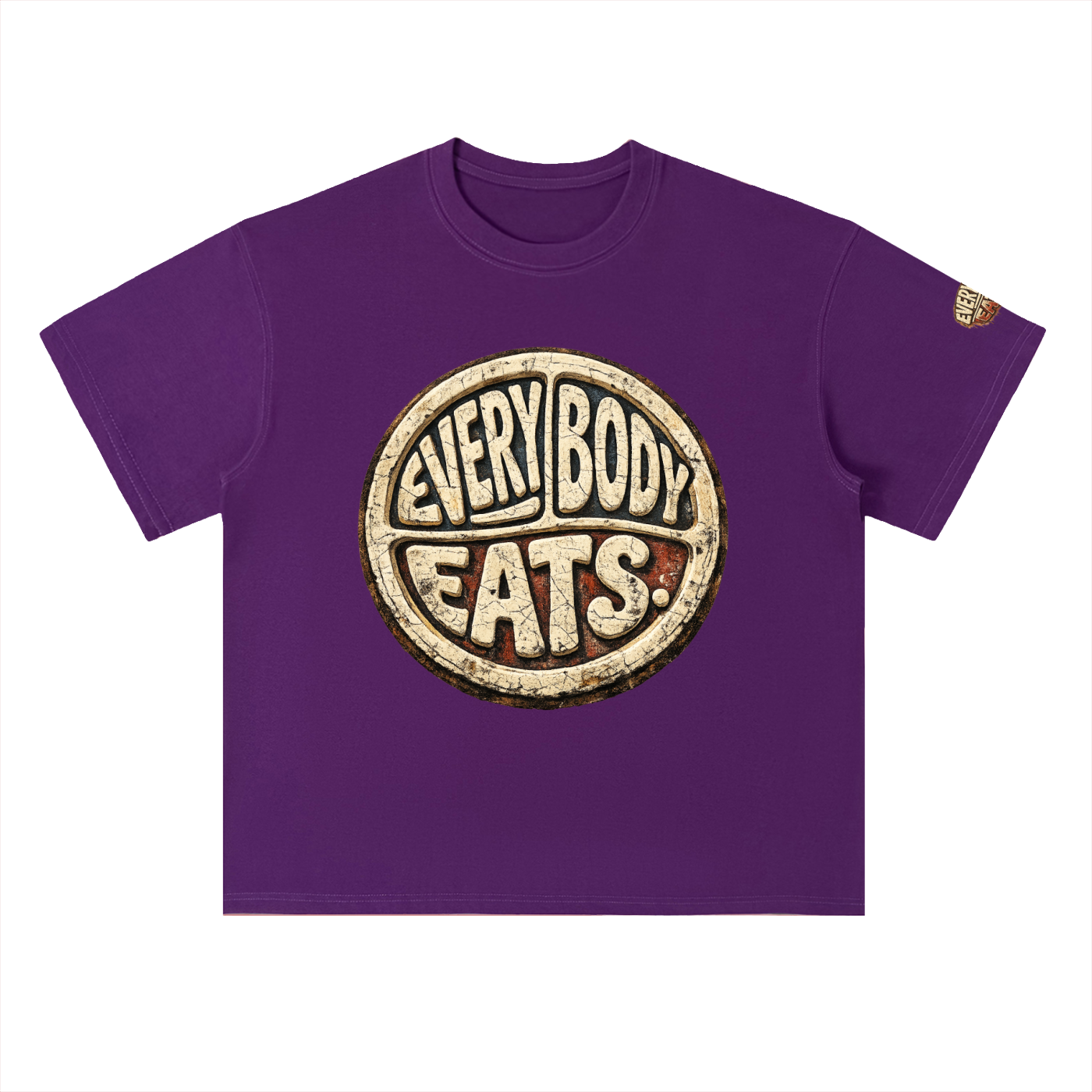 EVERYBODY EATS: DIRT - Heavyweight Drop Shoulder Cotton T-Shirt