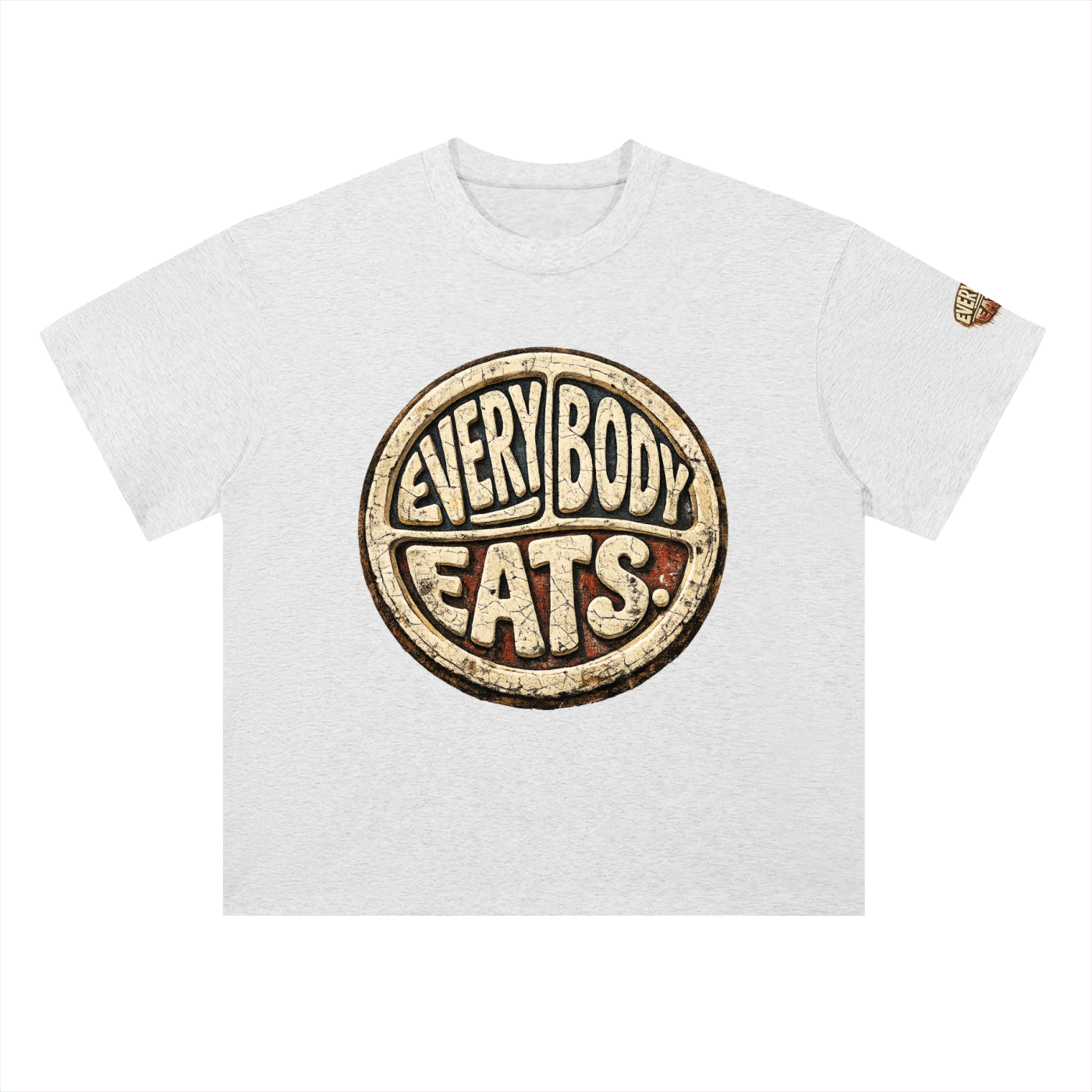 EVERYBODY EATS: DIRT - Heavyweight Drop Shoulder Cotton T-Shirt