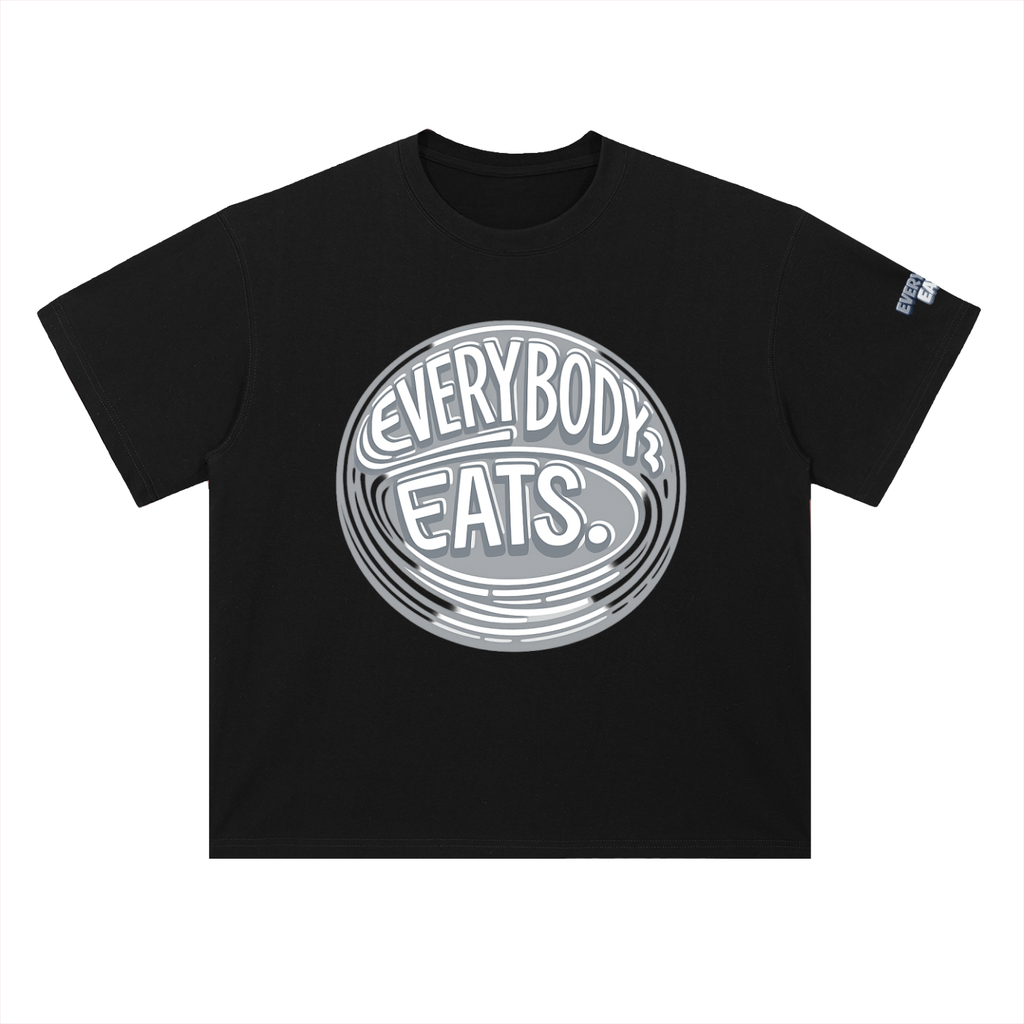 EVERYBODY EATS: TIMBERWOLF - Heavyweight Drop Shoulder Cotton T-Shirt