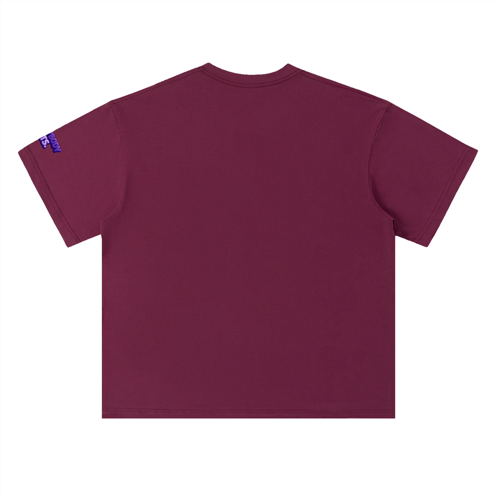 EVERYBODY EATS: BUTTERFLY PEAS - Heavyweight Drop Shoulder Cotton T-Shirt