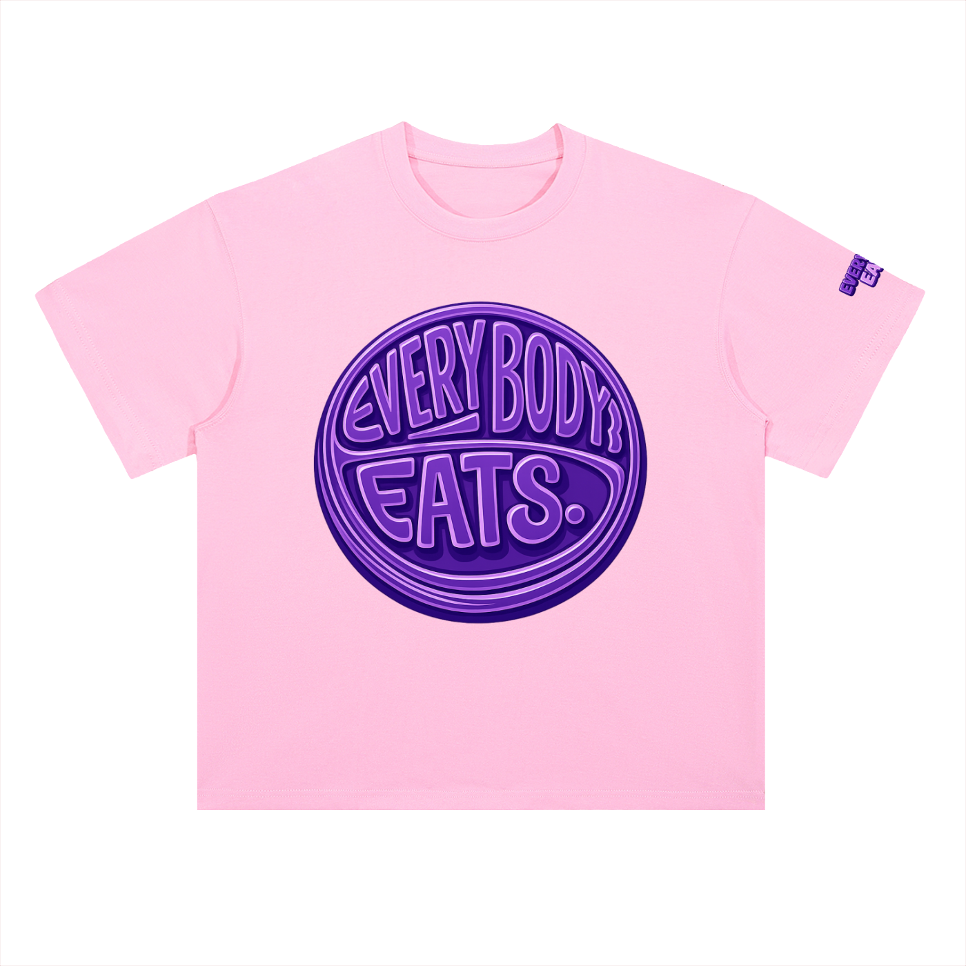 EVERYBODY EATS: GRAPES - Heavyweight Drop Shoulder Cotton T-Shirt