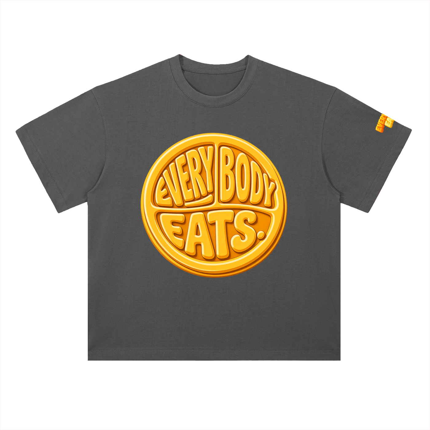 EVERYBODY EATS: MAC N CHEESE - Heavyweight Drop Shoulder Cotton T-Shirt