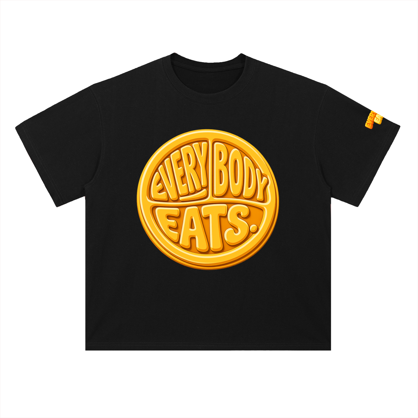 EVERYBODY EATS: MAC N CHEESE - Heavyweight Drop Shoulder Cotton T-Shirt