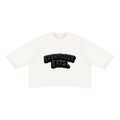 EVERYBODY EATS: LEATHER - Unisex Mineral Wash Raw Hem Boxy T-Shirt