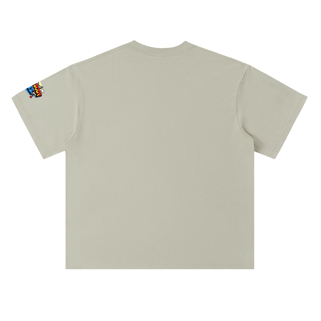 EVERYBODY EATS: COMIC STRIPS - Heavyweight Drop Shoulder Cotton T-Shirt