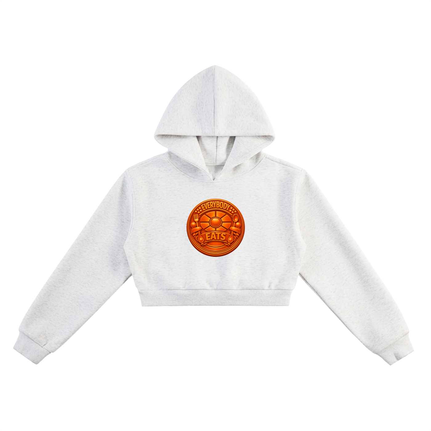 EVERYBODY EATS: TABLE MANNERS | ANNATTO - Essential Cropped Hoodie