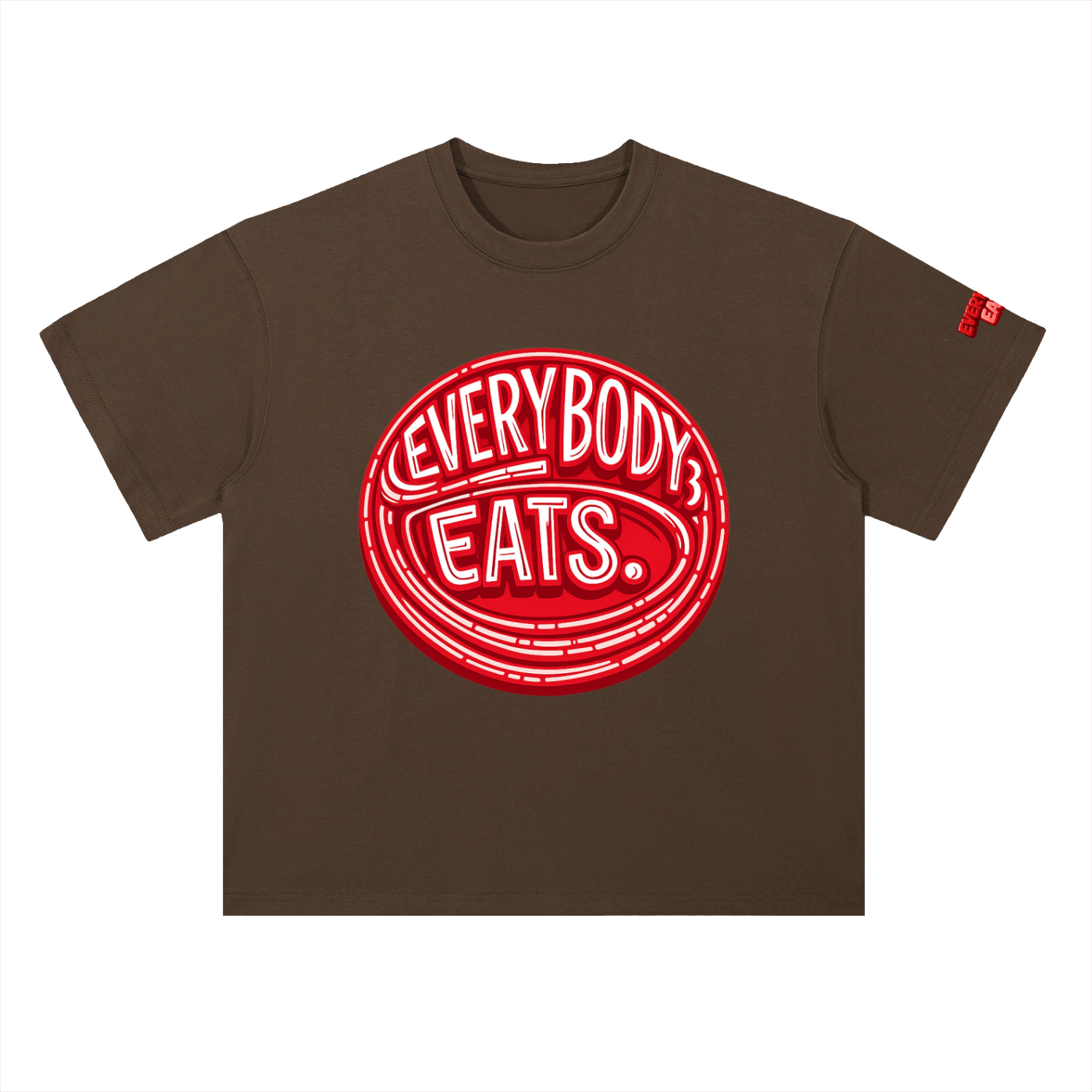 EVERYBODY EATS: MARACHINO - Heavyweight Drop Shoulder Cotton T-Shirt