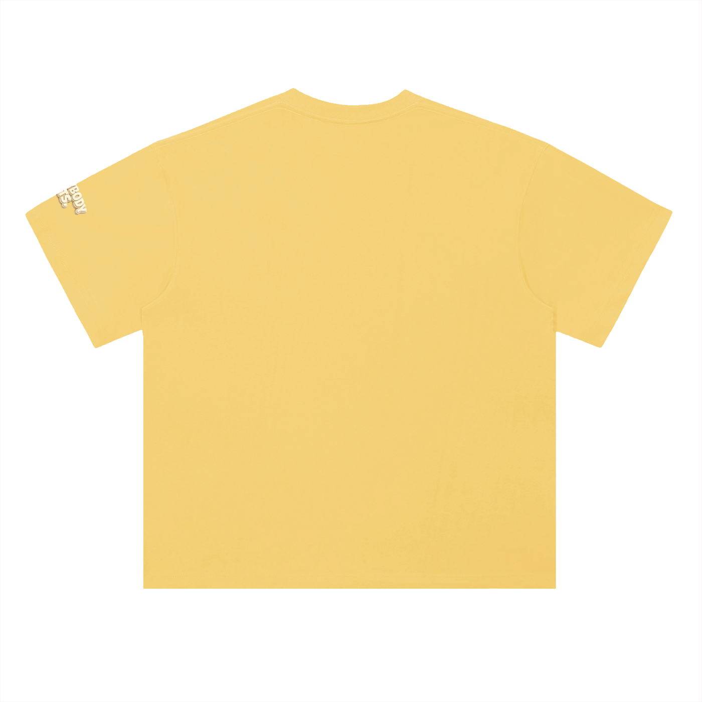 EVERYBODY EATS: VANILLA CREAM - Heavyweight Drop Shoulder Cotton T-Shirt