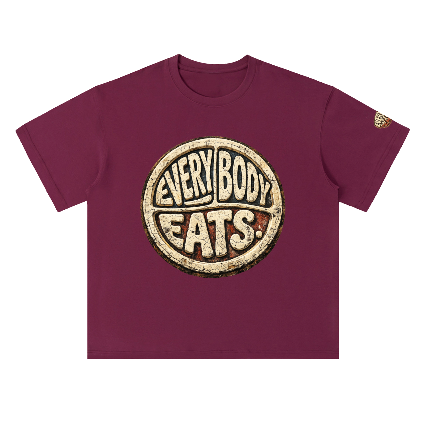 EVERYBODY EATS: DIRT - Heavyweight Drop Shoulder Cotton T-Shirt