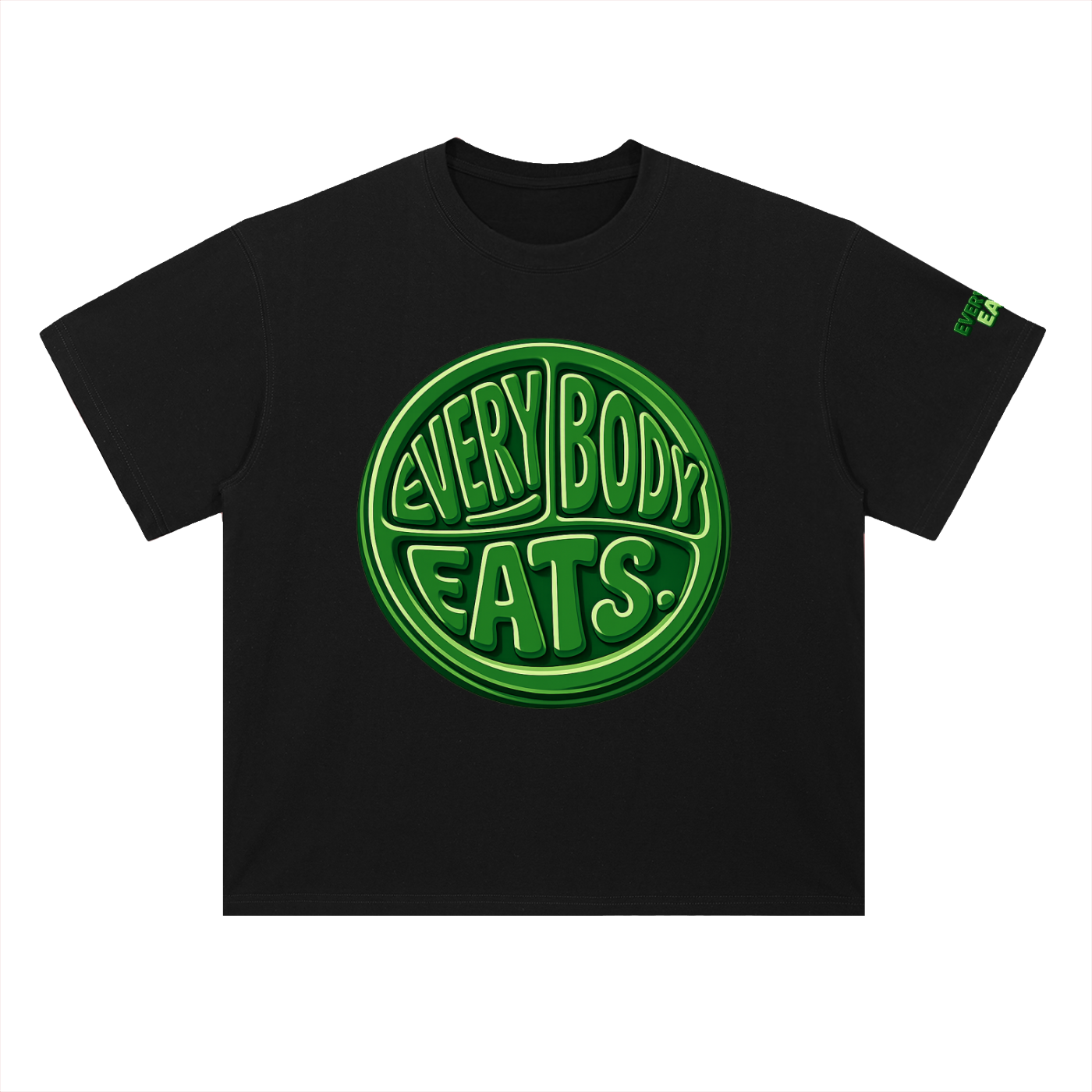 EVERYBODY EATS: VEGGIES - Heavyweight Drop Shoulder Cotton T-Shirt